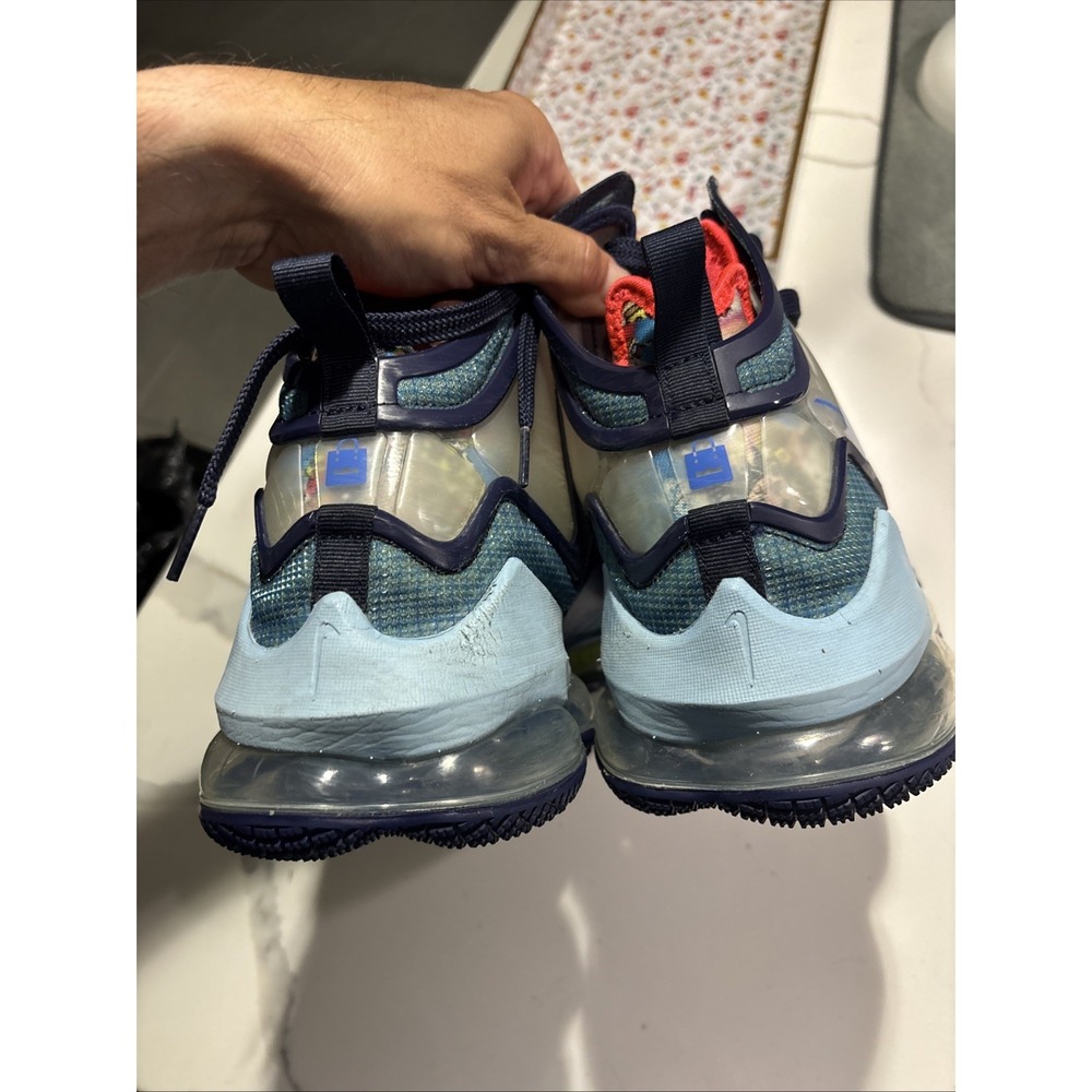 Size 13 - Nike LeBron 19 Fast Food - Dutch Blue - Picture 5 of 8
